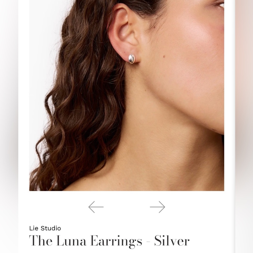 Lié Studio Luna Earrings 925 Sterling Silver Earrings